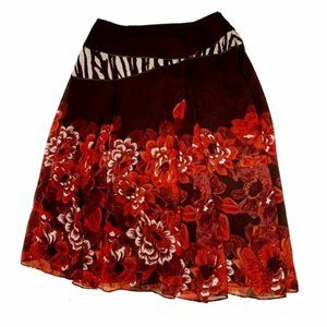 Coldwater Creek Mixed Media Skirt C17